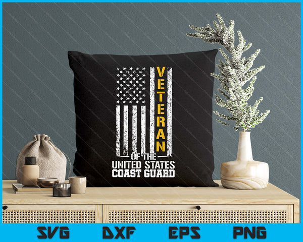 Veteran Of The United States Us Coast Guard SVG PNG Digital Printable Files