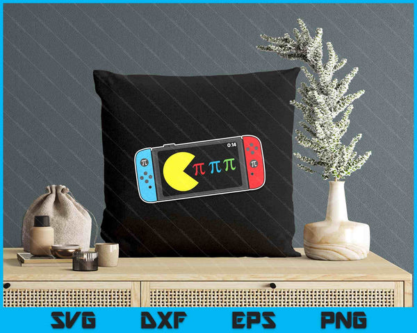 Video Game Pi Day Gamer Math Teacher SVG PNG Digital Printable Files