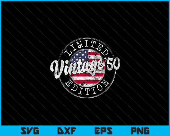 Vintage 1950 Flag Stamp 74th Birthday Gifts 74 Year Old SVG PNG Digital Cutting Files Vintage 1950 Flag Stamp 74th Birthday Gifts 74 Year Old SVG PNG Digital Cutting Files