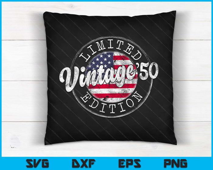 Vintage 1950 Flag Stamp 74th Birthday Gifts 74 Year Old SVG PNG Digital Cutting Files Vintage 1950 Flag Stamp 74th Birthday Gifts 74 Year Old SVG PNG Digital Cutting Files