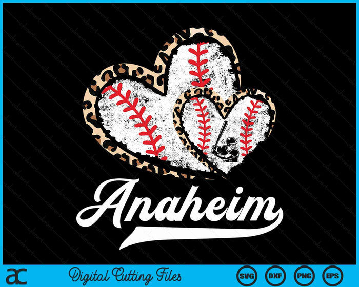 Vintage Anaheim Baseball Leopard Heart Baseball Fans SVG PNG Digital Cutting Files Vintage Anaheim Baseball Leopard Heart Baseball Fans SVG PNG Digital Cutting Files