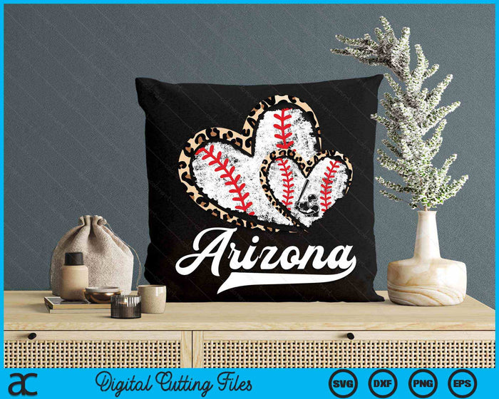 Vintage Arizona Baseball Leopard Heart Baseball Fans SVG PNG Digital Cutting Files Vintage Arizona Baseball Leopard Heart Baseball Fans SVG PNG Digital Cutting Files