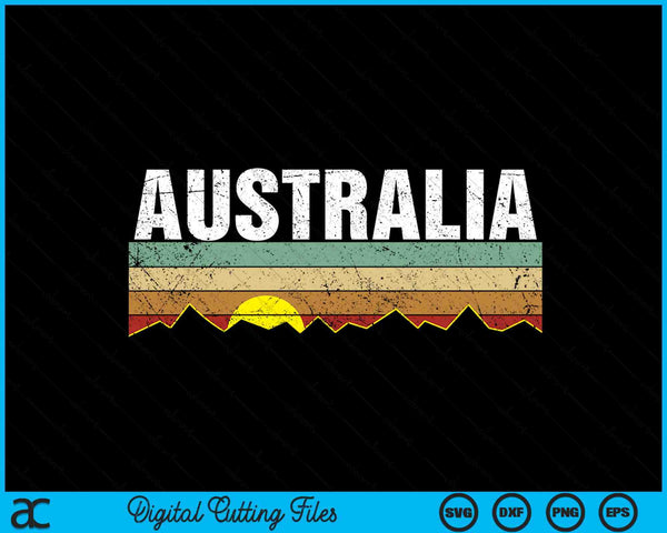 Vintage Australia Retro SVG PNG Digital Cutting Files