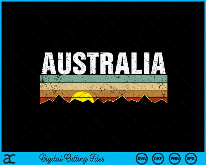 Vintage Australia Retro SVG PNG Digital Cutting Files Vintage Australia Retro SVG PNG Digital Cutting Files