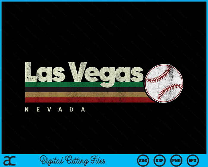 Vintage Baseball Las Vegas City Baseball Retro Stripes SVG PNG Digital Cutting Files Vintage Baseball Las Vegas City Baseball Retro Stripes SVG PNG Digital Cutting Files