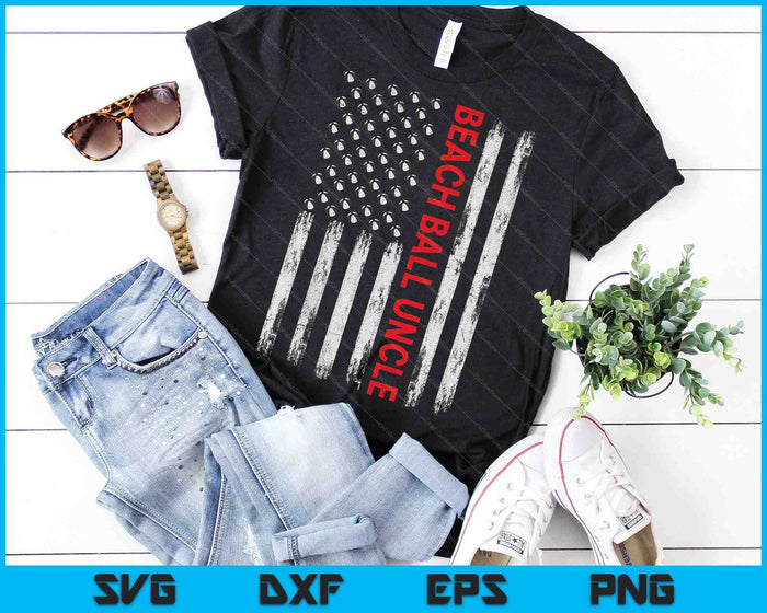 Vintage Beach Ball Uncle USA Flag SVG PNG Digital Printable Files Vintage Beach Ball Uncle USA Flag SVG PNG Digital Printable Files