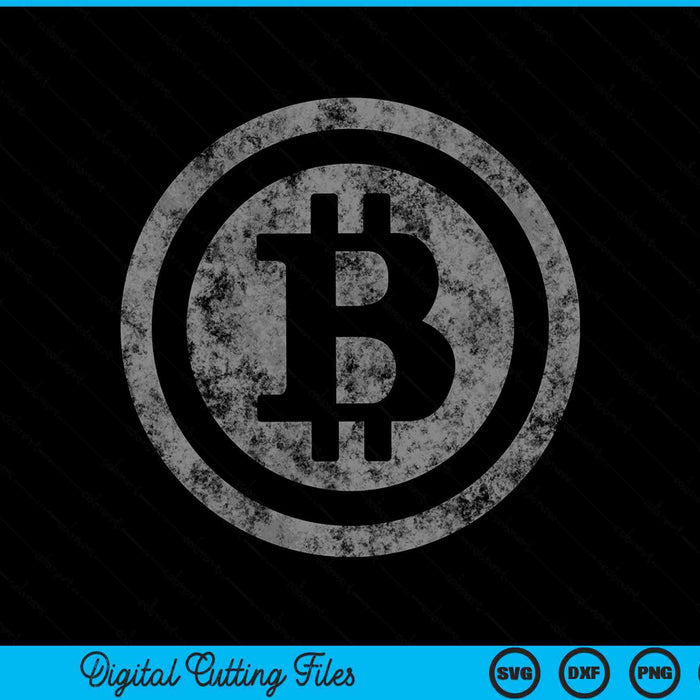 Vintage Bitcoin Crypto Currency Traders SVG PNG Cutting Printable Files