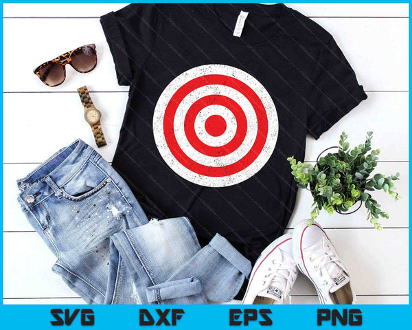 Vintage Bullseye Target Bulls Eye Funny Joke SVG PNG Digital Printable Files