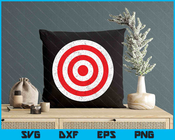 Vintage Bullseye Target Bulls Eye Funny Joke SVG PNG Digital Printable Files