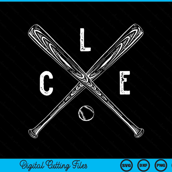Vintage Cleveland Béisbol Cleveland Ohio SVG PNG Archivo de corte digital Vintage Cleveland Béisbol Cleveland Ohio SVG PNG Archivo de corte digital