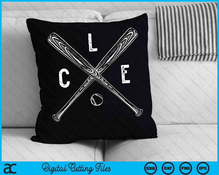 Vintage Cleveland Béisbol Cleveland Ohio SVG PNG Archivo de corte digital Vintage Cleveland Béisbol Cleveland Ohio SVG PNG Archivo de corte digital