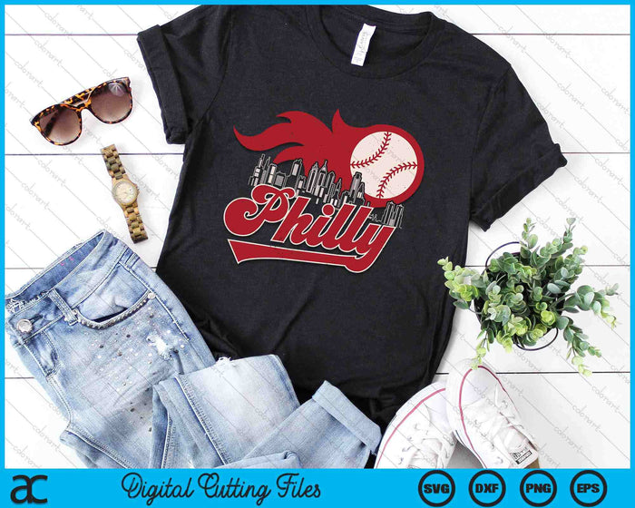 Vintage Distressed Philly Baseball Lovers SVG PNG Digital Printable Files Vintage Distressed Philly Baseball Lovers SVG PNG Digital Printable Files