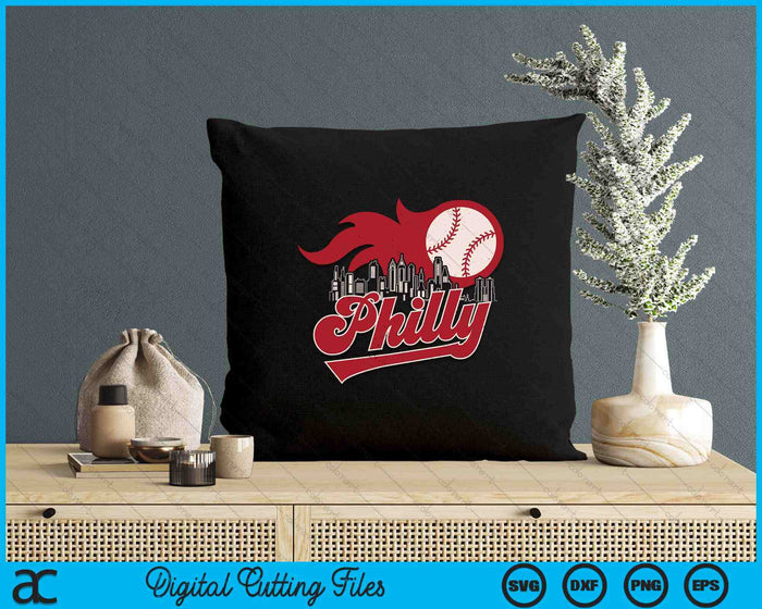 Vintage Distressed Philly Baseball Lovers SVG PNG Digital Printable Files Vintage Distressed Philly Baseball Lovers SVG PNG Digital Printable Files