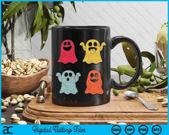 Vintage Halloween Ghost Icon Funny Ghost Boo Men Women Kids SVG PNG Digital Cutting Files Vintage Halloween Ghost Icon Funny Ghost Boo Men Women Kids SVG PNG Digital Cutting Files