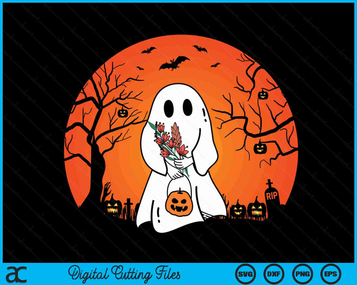 Vintage Halloween Ghost Pumpkin Costume Funny Halloween SVG PNG Digital Cutting File Vintage Halloween Ghost Pumpkin Costume Funny Halloween SVG PNG Digital Cutting File