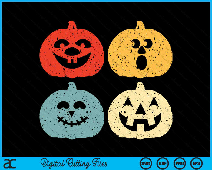 Vintage Halloween Pumpkin Women, Men, Kids, Funny Retro SVG PNG Digital Cutting File Vintage Halloween Pumpkin Women, Men, Kids, Funny Retro SVG PNG Digital Cutting File