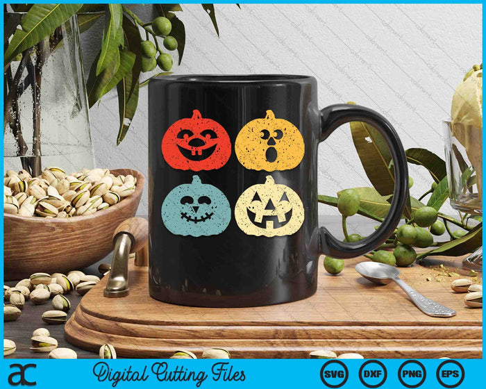 Vintage Halloween Pumpkin Women, Men, Kids, Funny Retro SVG PNG Digital Cutting File Vintage Halloween Pumpkin Women, Men, Kids, Funny Retro SVG PNG Digital Cutting File