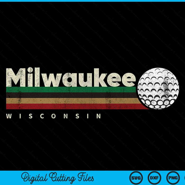 Vintage Hockey Milwaukee City Hockey Retro Stripes SVG PNG Digital Cutting File Vintage Hockey Milwaukee City Hockey Retro Stripes SVG PNG Digital Cutting File