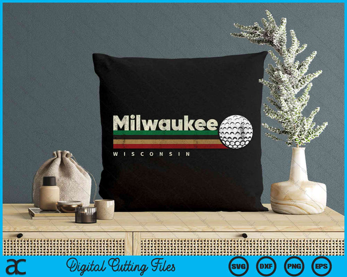 Vintage Hockey Milwaukee City Hockey Retro Stripes SVG PNG Digital Cutting File Vintage Hockey Milwaukee City Hockey Retro Stripes SVG PNG Digital Cutting File