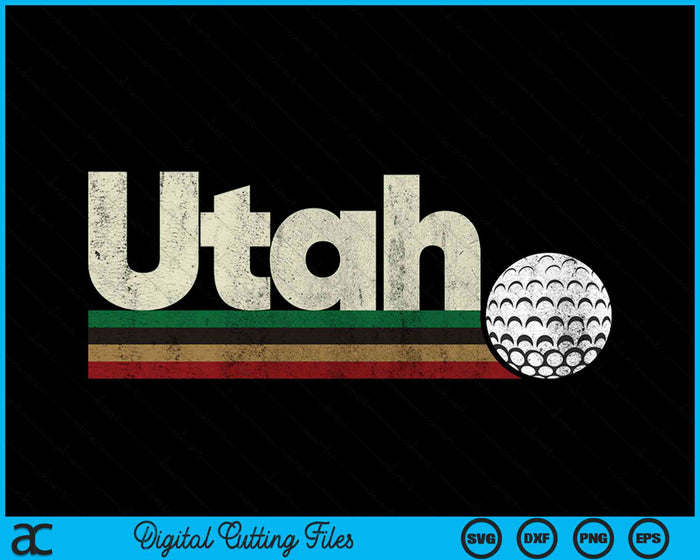 Vintage Hockey Utah Hockey Retro Stripes SVG PNG Digital Cutting File Vintage Hockey Utah Hockey Retro Stripes SVG PNG Digital Cutting File