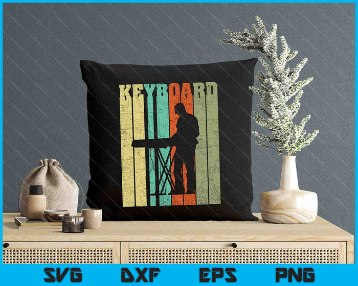 Vintage Keyboard Player Keyboardist Keyboarder Pianist SVG PNG Digital Printable Files Vintage Keyboard Player Keyboardist Keyboarder Pianist SVG PNG Digital Printable Files