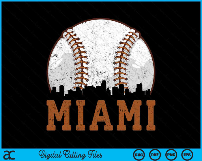 Vintage Los Angeles Cityscape Baseball SVG PNG Digital Printable Files Vintage Los Angeles Cityscape Baseball SVG PNG Digital Printable Files