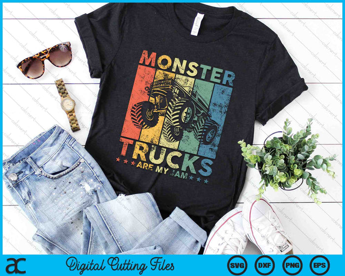 Vintage Monster Trucks Are My Jam Monster Truck Car SVG PNG Digital Cutting Files Vintage Monster Trucks Are My Jam Monster Truck Car SVG PNG Digital Cutting Files