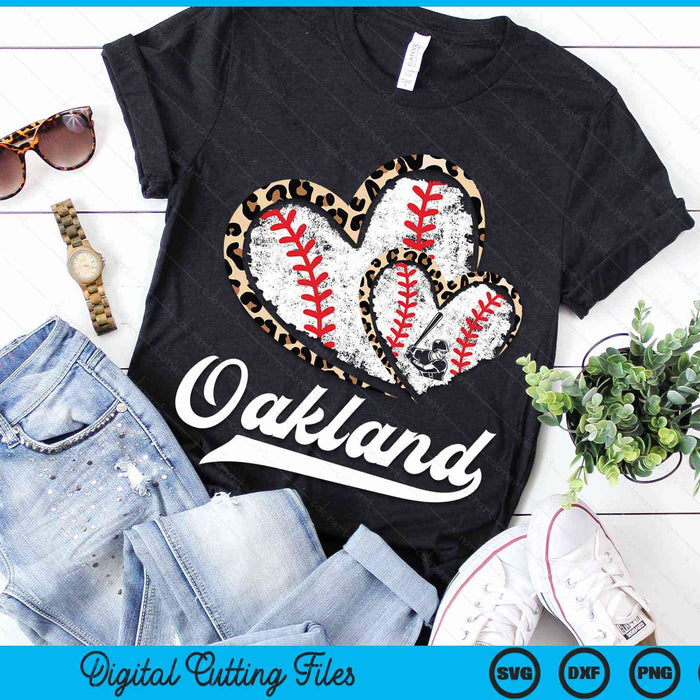 Vintage Oakland Baseball Leopard Heart Baseball Fans SVG PNG Digital Cutting Files Vintage Oakland Baseball Leopard Heart Baseball Fans SVG PNG Digital Cutting Files