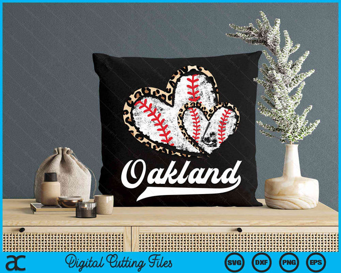 Vintage Oakland Baseball Leopard Heart Baseball Fans SVG PNG Digital Cutting Files Vintage Oakland Baseball Leopard Heart Baseball Fans SVG PNG Digital Cutting Files