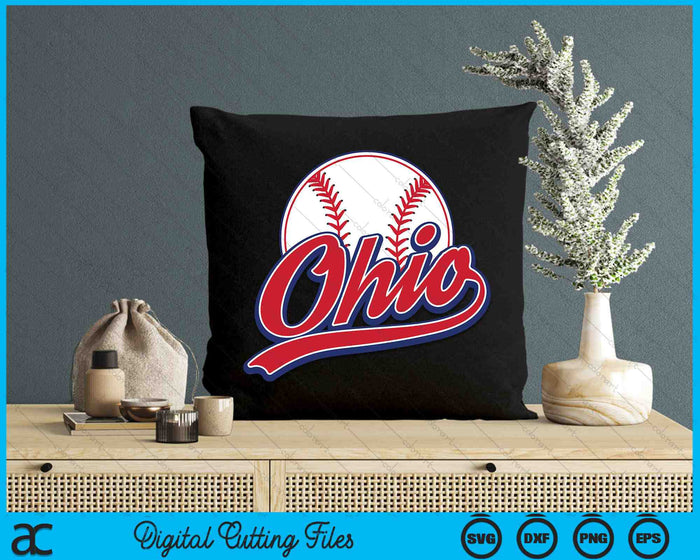 Vintage Ohia Cityscape Baseball SVG PNG Digital Cutting Files Vintage Ohia Cityscape Baseball SVG PNG Digital Cutting Files