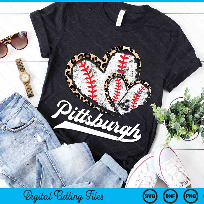 Vintage Pittsburgh Baseball Leopard Heart Baseball Fans SVG PNG Digital Cutting Files Vintage Pittsburgh Baseball Leopard Heart Baseball Fans SVG PNG Digital Cutting Files