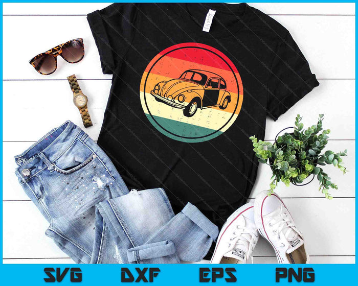 Vintage Sun Retro Sunset Tuning Beetle Car Vintage Car SVG PNG Digital Cutting Files Vintage Sun Retro Sunset Tuning Beetle Car Vintage Car SVG PNG Digital Cutting Files