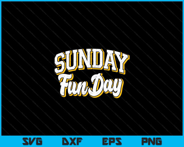 Vintage Sunday Funday Minnesota Football Retro Fun Day SVG PNG Digital Cutting Files