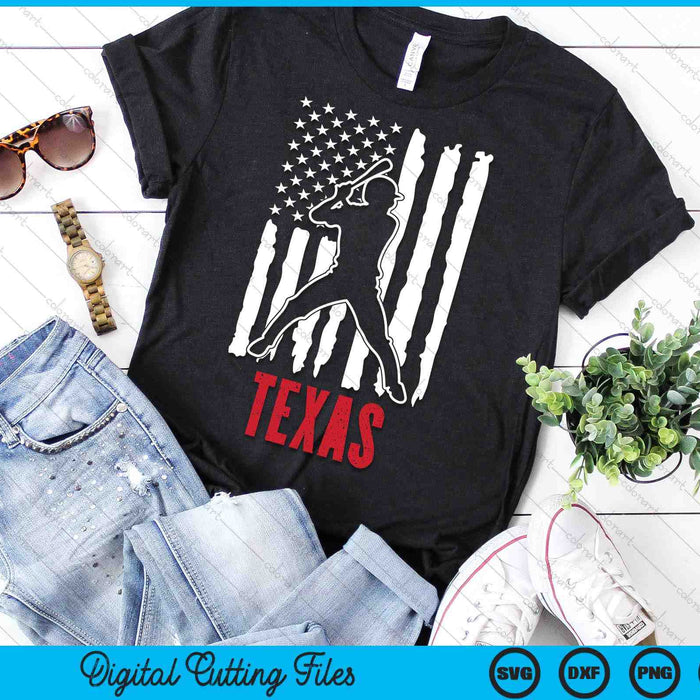 Vintage Texas American Flag Distressed Baseball SVG PNG Digital Cutting Files Vintage Texas American Flag Distressed Baseball SVG PNG Digital Cutting Files
