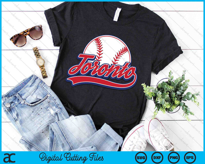 Vintage Toronta Cityscape Baseball SVG PNG Digital Cutting Files Vintage Toronta Cityscape Baseball SVG PNG Digital Cutting Files