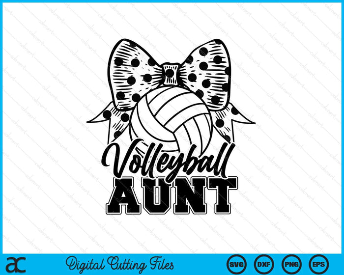 Volleyball Aunt Game Day Mother's Day SVG PNG Digital Printable Files Volleyball Aunt Game Day Mother's Day SVG PNG Digital Printable Files