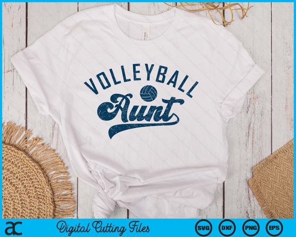 Volleyball Aunt Gifts SVG PNG Digital Printable Files