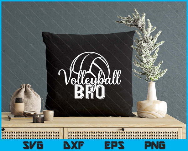 Volleyball Brother Cool Sport Player Ball SVG PNG Digital Printable Files