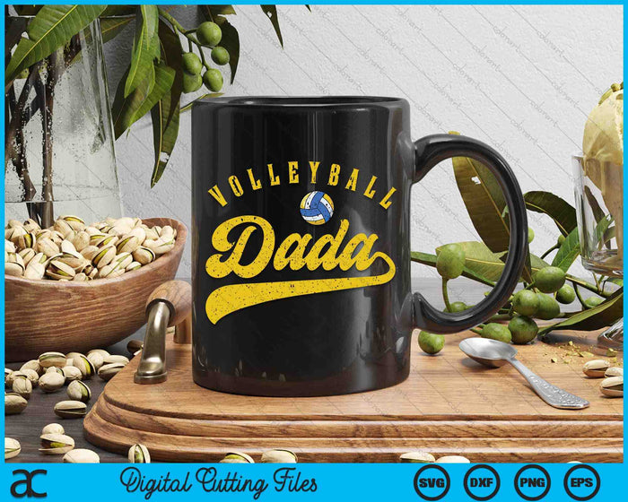 Volleyball Dada SVG PNG Digital Cutting Files Volleyball Dada SVG PNG Digital Cutting Files