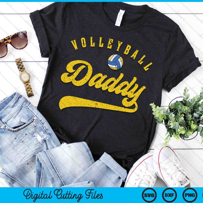 Volleyball Daddy SVG PNG Digital Cutting Files Volleyball Daddy SVG PNG Digital Cutting Files