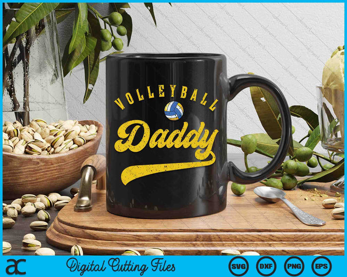 Volleyball Daddy SVG PNG Digital Cutting Files Volleyball Daddy SVG PNG Digital Cutting Files