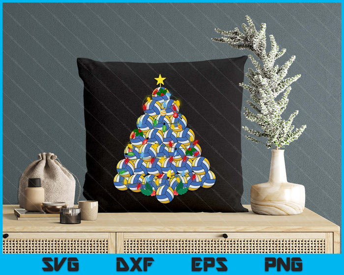 Volleyball Football Christmas Tree Xmas Pajamas Player Coach SVG PNG Digital Printable Files Volleyball Football Christmas Tree Xmas Pajamas Player Coach SVG PNG Digital Printable Files