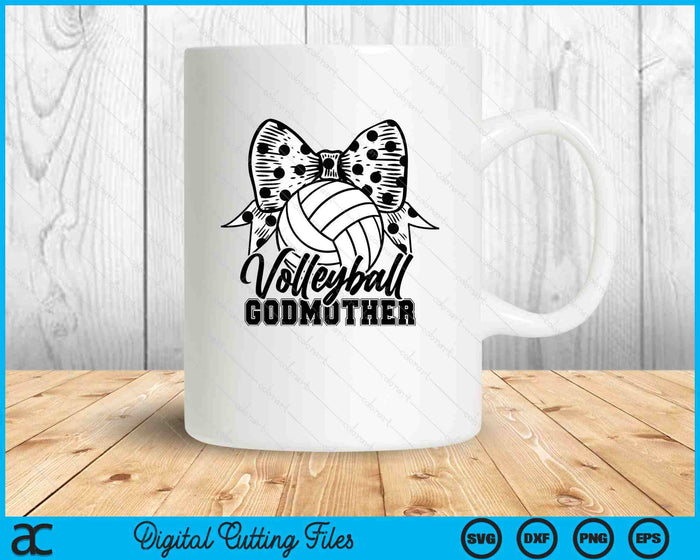 Volleyball Godmother Game Day Mother's Day SVG PNG Digital Printable Files Volleyball Godmother Game Day Mother's Day SVG PNG Digital Printable Files