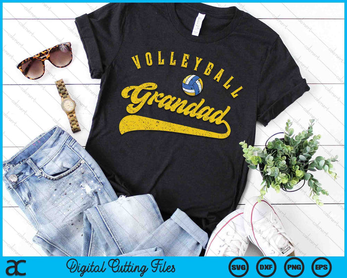 Volleyball Grandad SVG PNG Digital Cutting Files Volleyball Grandad SVG PNG Digital Cutting Files