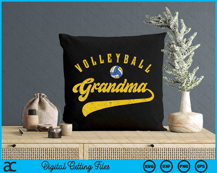 Volleyball Grandma SVG PNG Digital Cutting Files Volleyball Grandma SVG PNG Digital Cutting Files