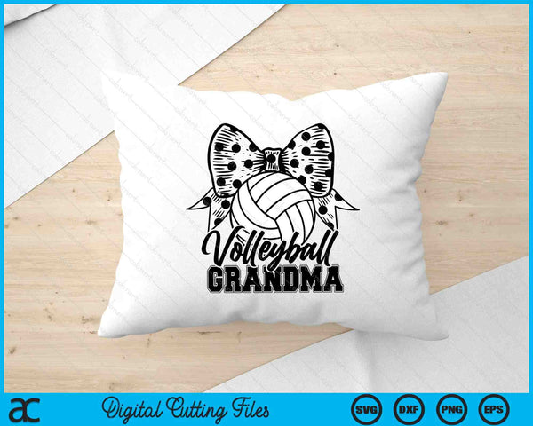 Volleyball Grandma Game Day Mother's Day SVG PNG Digital Printable Files