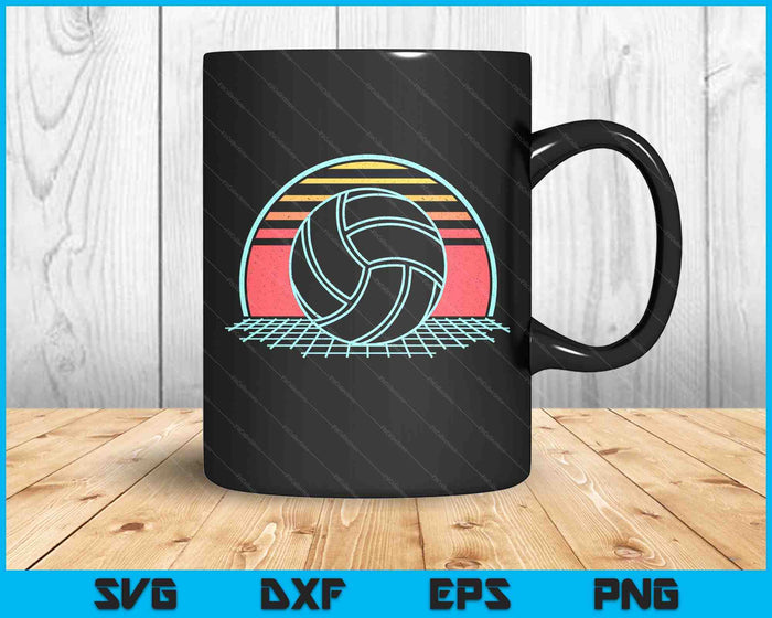 Volleyball Lover Retro Vintage 80s Style Player SVG PNG Digital Printable Files Volleyball Lover Retro Vintage 80s Style Player SVG PNG Digital Printable Files