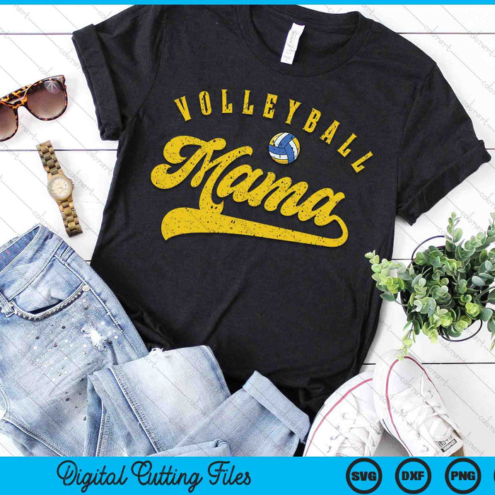 Volleyball Mama SVG PNG Digital Cutting Files Volleyball Mama SVG PNG Digital Cutting Files