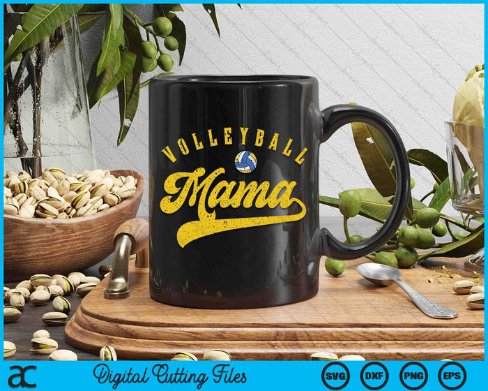 Volleyball Mama SVG PNG Digital Cutting Files Volleyball Mama SVG PNG Digital Cutting Files