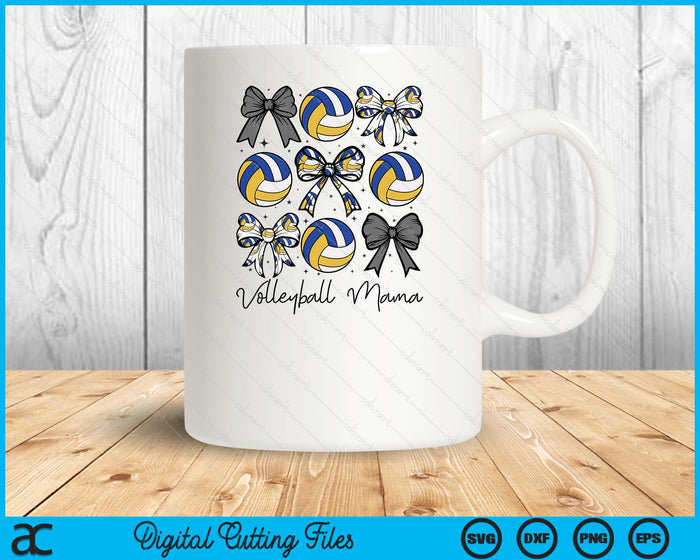 Volleyball Mama Coquette Bow Volleyball Season SVG PNG Digital Printable Files Volleyball Mama Coquette Bow Volleyball Season SVG PNG Digital Printable Files